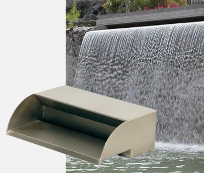 Curved Waterfall Weirs